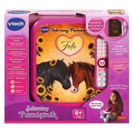 Sekretny Pamiętnik uczy i rozwija, wbudowane melodie, zmieniacz głosu, nagrywanie głosu, pisak w zestawie 61672 VTECH