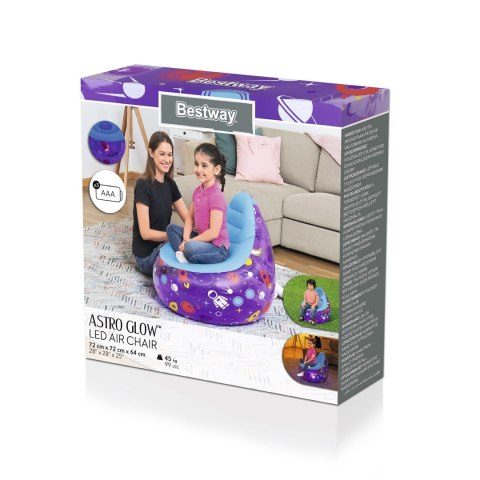 Bestway 75122 fotel nadmuchiwany Pojedyncze krzesło Niebieski, Fioletowy Bestway 75122 fotel nadmuchiwany Pojedyncze krzesło Niebieski, Fioletowy