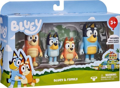 Bluey Figurki Rodzinka 4 szt. Bluey Figurki Rodzinka 4 szt.