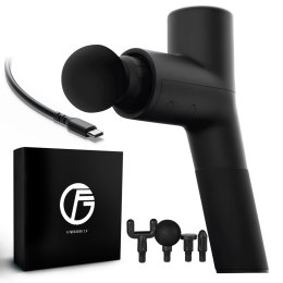 Extralink Massage Gymgun Fit 2.0 Lite | Pistolet do masażu | 4 głowice, 6 trybów