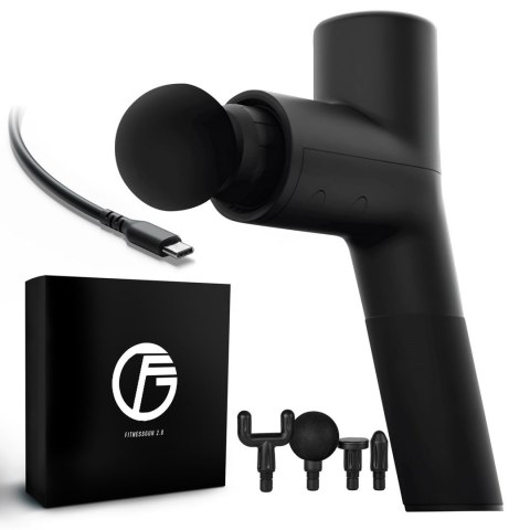 Extralink Massage Gymgun Fit 2.0 Lite | Pistolet do masażu | 4 głowice, 6 trybów Extralink Massage Gymgun Fit 2.0 Lite | Pistolet do masażu | 4 głowice, 6 trybów