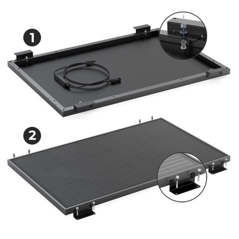EcoFlow AKIT-MS331 akcesorium do montażu paneli słonecznych Uchwyt do montażu na panelu słonecznym EcoFlow AKIT-MS331 akcesorium do montażu paneli słonecznych Uchwyt do montażu na panelu słonecznym