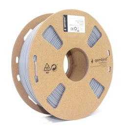 GEMBIRD FILAMENT PLA 1.75MM, 1KG, KOLOR SZARY