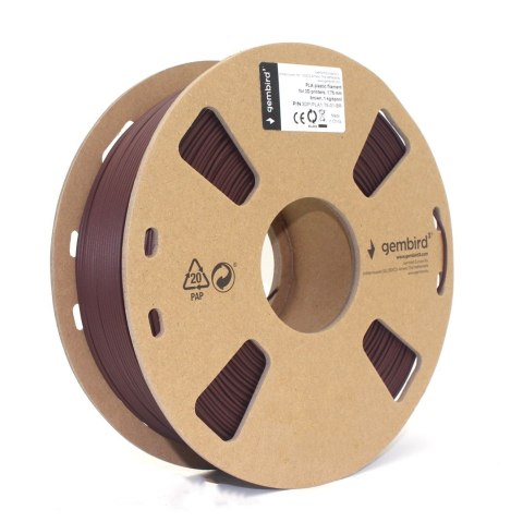 Gembird 3DP-PLA1.75-01-BR materiały drukarskie 3D Kwas polimlekowy (PLA) Brązowy 1 kg Gembird 3DP-PLA1.75-01-BR materiały drukarskie 3D Kwas polimlekowy (PLA) Brązowy 1 kg