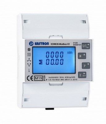 Licznik energii 3-fazowy do falowników Solplanet - Eastron SDM630-Modbus (pomiar bezpośredni do 100A) Licznik energii 3-fazowy do falowników Solplanet - Eastron SDM630-Modbus (pomiar bezpośredni do 100A)