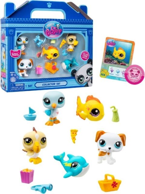 Littlest Pet Shop Zestaw Plaża z 5 figurkami 00517 Littlest Pet Shop Zestaw Plaża z 5 figurkami 00517