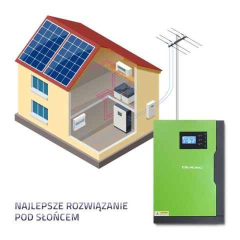 QOLTEC INWERTER SOLARNY HYBRYDOWY OFF-GRID 3,5KW | 100A | 24V | MPPT | SINUS QOLTEC INWERTER SOLARNY HYBRYDOWY OFF-GRID 3,5KW | 100A | 24V | MPPT | SINUS