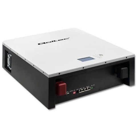 QOLTEC MAGAZYN ENERGII LIFEPO4 | 5.12KWH | 51.2V | 100AH | BMS | LCD QOLTEC MAGAZYN ENERGII LIFEPO4 | 5.12KWH | 51.2V | 100AH | BMS | LCD