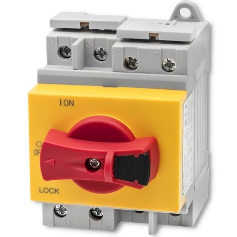 QOLTEC ROZŁĄCZNIK IZOLACYJNY DC Z FUNKCJĄ BLOKADY | WYŁĄCZNIK GŁÓWNY | 1200V | 32A | 8KV | 4P QOLTEC ROZŁĄCZNIK IZOLACYJNY DC Z FUNKCJĄ BLOKADY | WYŁĄCZNIK GŁÓWNY | 1200V | 32A | 8KV | 4P