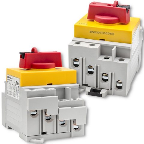 QOLTEC ROZŁĄCZNIK IZOLACYJNY DC Z FUNKCJĄ BLOKADY | WYŁĄCZNIK GŁÓWNY | 1200V | 32A | 8KV | 4P QOLTEC ROZŁĄCZNIK IZOLACYJNY DC Z FUNKCJĄ BLOKADY | WYŁĄCZNIK GŁÓWNY | 1200V | 32A | 8KV | 4P