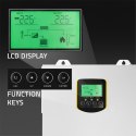Qoltec Hybrydowy inwerter solarny Off-Grid 2.5kVA| 2.5kW | 100A | MPPT | LCD | BMS | Sinus