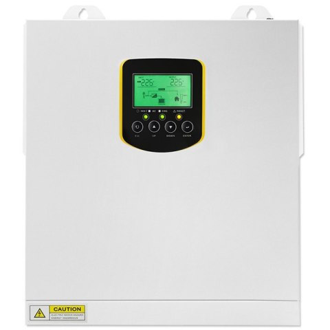 Qoltec Hybrydowy inwerter solarny Off-Grid 2.5kVA| 2.5kW | 100A | MPPT | LCD | BMS | Sinus Qoltec Hybrydowy inwerter solarny Off-Grid 2.5kVA| 2.5kW | 100A | MPPT | LCD | BMS | Sinus