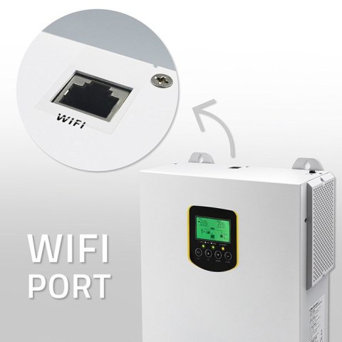 Qoltec Hybrydowy inwerter solarny Off-Grid 2.5kVA| 2.5kW | 100A | MPPT | LCD | BMS | Sinus Qoltec Hybrydowy inwerter solarny Off-Grid 2.5kVA| 2.5kW | 100A | MPPT | LCD | BMS | Sinus