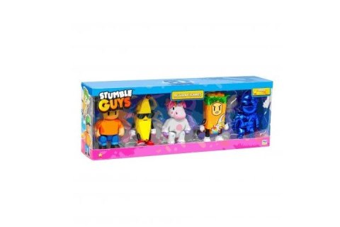 STUMBLE GUYS - 11,5 CM - ZESTAW 5 FIGUREK STUMBLE GUYS - 11,5 CM - ZESTAW 5 FIGUREK