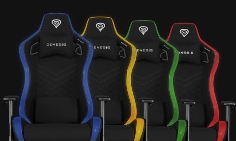 Fotel do gry GENESIS NFG-2247 - fotel dla gracza z obitym siedziskiem Fotel do gry GENESIS NFG-2247 - fotel dla gracza z obitym siedziskiem