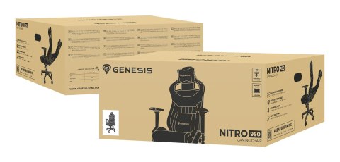 Fotel gamingowy NATEC Genesis Nitro 950 NFG-1366 (kolor czarny) Fotel gamingowy NATEC Genesis Nitro 950 NFG-1366 (kolor czarny)