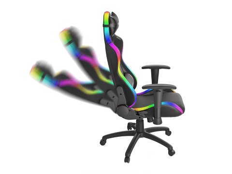 Fotel gamingowy NATEC Genesis Trit 500 RGB NFG-1576 (kolor czarny) Fotel gamingowy NATEC Genesis Trit 500 RGB NFG-1576 (kolor czarny)