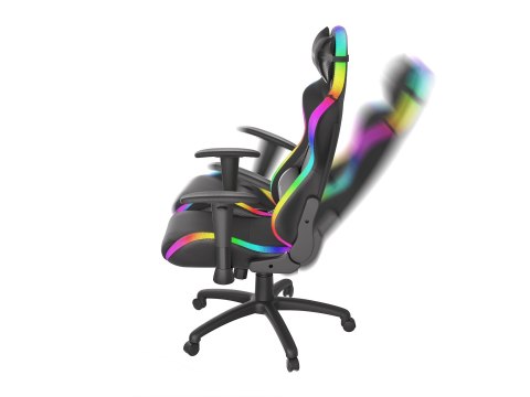 Fotel gamingowy NATEC Genesis Trit 500 RGB NFG-1576 (kolor czarny) Fotel gamingowy NATEC Genesis Trit 500 RGB NFG-1576 (kolor czarny)