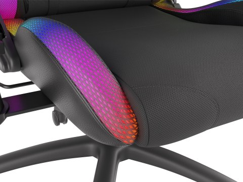 Fotel gamingowy NATEC Genesis Trit 500 RGB NFG-1576 (kolor czarny) Fotel gamingowy NATEC Genesis Trit 500 RGB NFG-1576 (kolor czarny)