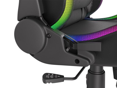 Fotel gamingowy NATEC Genesis Trit 500 RGB NFG-1576 (kolor czarny) Fotel gamingowy NATEC Genesis Trit 500 RGB NFG-1576 (kolor czarny)