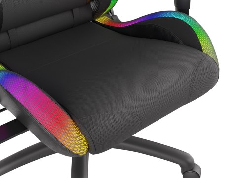 Fotel gamingowy NATEC Genesis Trit 500 RGB NFG-1576 (kolor czarny) Fotel gamingowy NATEC Genesis Trit 500 RGB NFG-1576 (kolor czarny)