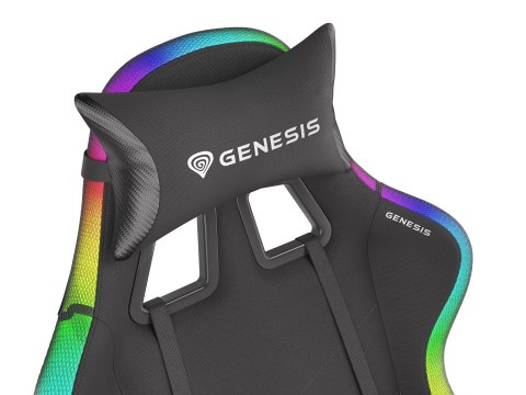 Fotel gamingowy NATEC Genesis Trit 500 RGB NFG-1576 (kolor czarny) Fotel gamingowy NATEC Genesis Trit 500 RGB NFG-1576 (kolor czarny)