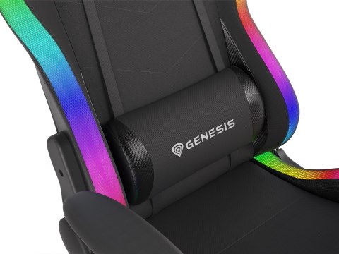 Fotel gamingowy NATEC Genesis Trit 500 RGB NFG-1576 (kolor czarny) Fotel gamingowy NATEC Genesis Trit 500 RGB NFG-1576 (kolor czarny)