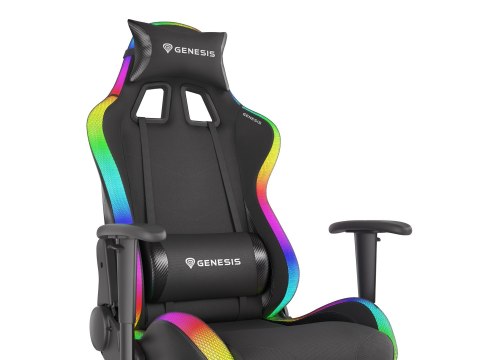 Fotel gamingowy NATEC Genesis Trit 500 RGB NFG-1576 (kolor czarny) Fotel gamingowy NATEC Genesis Trit 500 RGB NFG-1576 (kolor czarny)