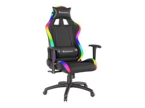 Fotel gamingowy NATEC Genesis Trit 500 RGB NFG-1576 (kolor czarny) Fotel gamingowy NATEC Genesis Trit 500 RGB NFG-1576 (kolor czarny)