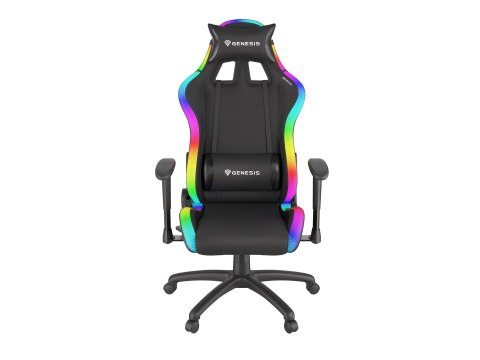 Fotel gamingowy NATEC Genesis Trit 500 RGB NFG-1576 (kolor czarny) Fotel gamingowy NATEC Genesis Trit 500 RGB NFG-1576 (kolor czarny)