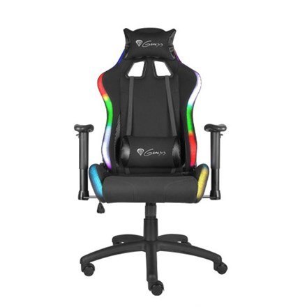 Fotel gamingowy NATEC Genesis Trit 500 RGB NFG-1576 (kolor czarny) Fotel gamingowy NATEC Genesis Trit 500 RGB NFG-1576 (kolor czarny)