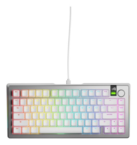 Glorious Gaming GMMK 3 PRO 75% Prebuilt klawiatura USB QWERTY US English Srebrny Glorious Gaming GMMK 3 PRO 75% Prebuilt klawiatura USB QWERTY US English Srebrny