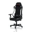 Nitro Concepts X1000 Fotel dla gracza Tapicerowane siedzisko Czarny, Biały