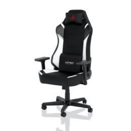 Nitro Concepts X1000 Fotel dla gracza Tapicerowane siedzisko Czarny, Biały