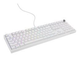 GENESIS THOR 404 klawiatura Uniwersalne USB QWERTY Angielski Biały