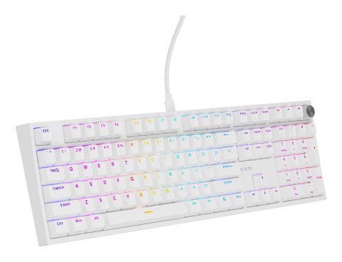 GENESIS THOR 404 klawiatura Uniwersalne USB QWERTY Angielski Biały GENESIS THOR 404 klawiatura Uniwersalne USB QWERTY Angielski Biały
