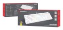 GENESIS THOR 404 klawiatura Uniwersalne USB QWERTY Angielski Biały