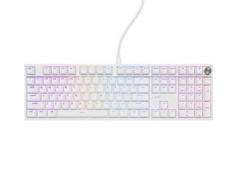 GENESIS THOR 404 klawiatura Uniwersalne USB QWERTY Angielski Biały GENESIS THOR 404 klawiatura Uniwersalne USB QWERTY Angielski Biały