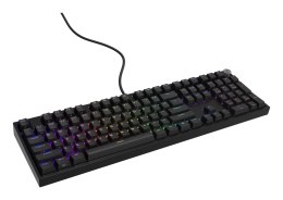 GENESIS THOR 404 klawiatura Uniwersalne USB QWERTY Angielski Czarny