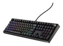 GENESIS THOR 404 klawiatura Uniwersalne USB QWERTY Angielski Czarny