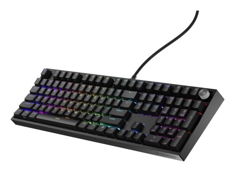 GENESIS THOR 404 klawiatura Uniwersalne USB QWERTY Angielski Czarny GENESIS THOR 404 klawiatura Uniwersalne USB QWERTY Angielski Czarny