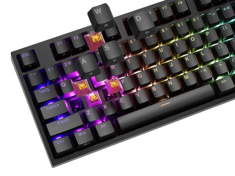 GENESIS THOR 404 klawiatura Uniwersalne USB QWERTY Angielski Czarny GENESIS THOR 404 klawiatura Uniwersalne USB QWERTY Angielski Czarny