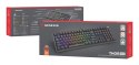 GENESIS THOR 404 klawiatura Uniwersalne USB QWERTY Angielski Czarny
