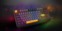 GENESIS Thor 230 TKL klawiatura Gaming USB + RF Wireless + Bluetooth QWERTY Czarny, Szary, Pomarańczowy