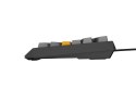GENESIS Thor 230 TKL klawiatura Gaming USB + RF Wireless + Bluetooth QWERTY Czarny, Szary, Pomarańczowy