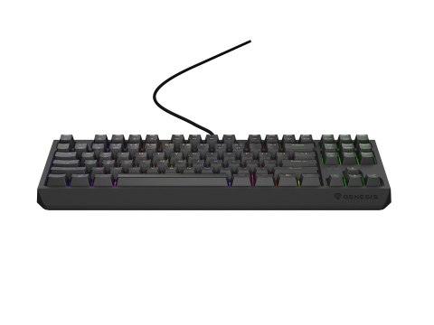 Klawiatura GENESIS Thor 230 TKL Gaming USB + RF Wireless + Bluetooth QWERTY Czarny Klawiatura GENESIS Thor 230 TKL Gaming USB + RF Wireless + Bluetooth QWERTY Czarny