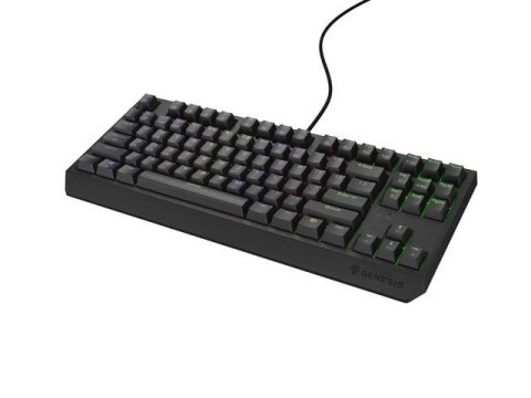 Klawiatura GENESIS Thor 230 TKL Gaming USB + RF Wireless + Bluetooth QWERTY Czarny Klawiatura GENESIS Thor 230 TKL Gaming USB + RF Wireless + Bluetooth QWERTY Czarny