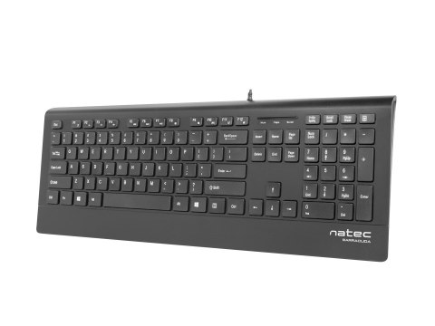 NATEC Barracuda klawiatura Uniwersalne USB QWERTY Hiszpański Czarny NATEC Barracuda klawiatura Uniwersalne USB QWERTY Hiszpański Czarny