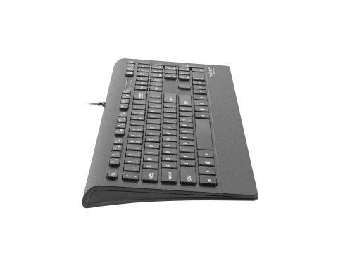 NATEC Barracuda klawiatura Uniwersalne USB QWERTY Hiszpański Czarny NATEC Barracuda klawiatura Uniwersalne USB QWERTY Hiszpański Czarny