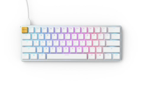 Glorious PC Gaming Race GMMK klawiatura USB QWERTY Amerykański międzynarodowy Srebrny, Biały Glorious PC Gaming Race GMMK klawiatura USB QWERTY Amerykański międzynarodowy Srebrny, Biały